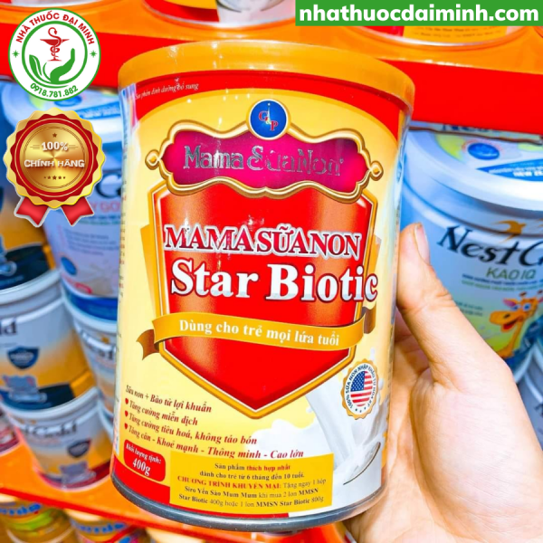 Sữa Bột Mama Sữa Non Star Biotic 800G - Hỗ Trợ Cải Thiện Tình Trạng Biếng Ăn, Tăng Cường Đề Kháng - Hình ảnh 5