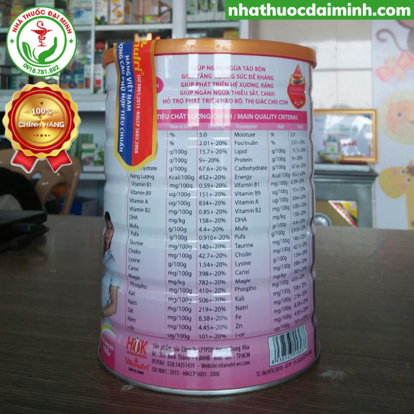 Sữa Bầu Vitanutri Mama Lon 900g - Dinh Dưỡng Cho Bà Mẹ Mang Thai Và Cho Con Bú - Hình ảnh 3