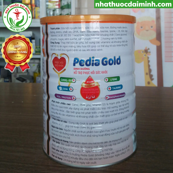 Sữa Bột Vitanutri Pedia Gold Lon 900g - Phục Hồi Sức Khỏe Cho Người Bệnh, Người Mới Ốm Dậy - Hình ảnh 2