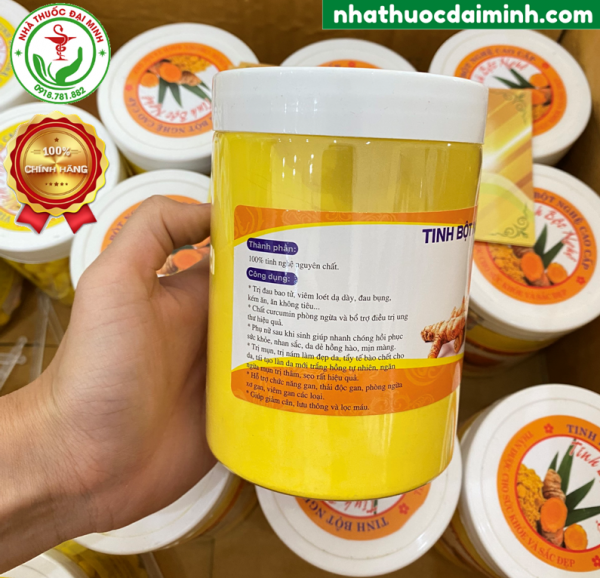 Tinh Bột Nghệ Nguyên Chất Cao Cấp 500g - Hình ảnh 4