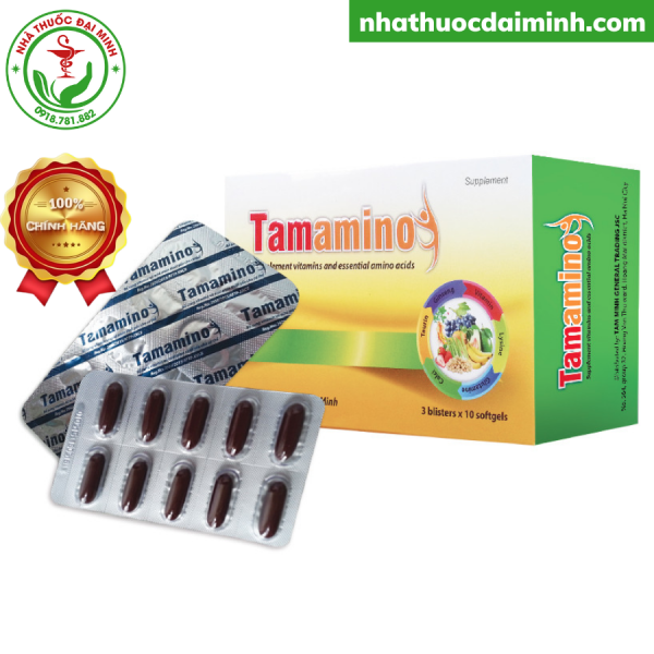 VITAMIN TỔNG HỢP TAMAMINO HỘP 30 VIÊN - - Hình ảnh 4