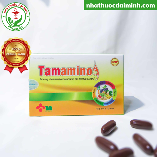 VITAMIN TỔNG HỢP TAMAMINO HỘP 30 VIÊN - - Hình ảnh 3