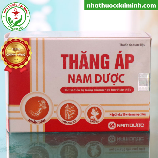 Thăng Áp Nam Dược, giúp điều hòa khí huyết, điều hòa nhịp tim -