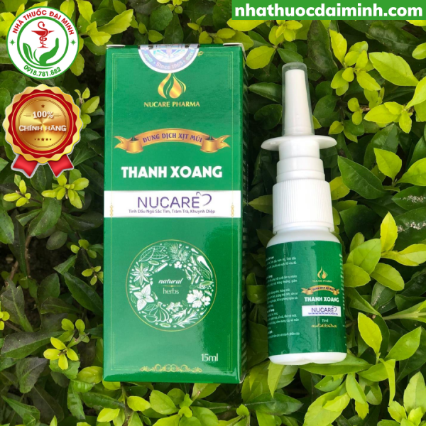 Xịt Mũi Thanh Xoang Nucare Lọ 15ml - - Hình ảnh 6