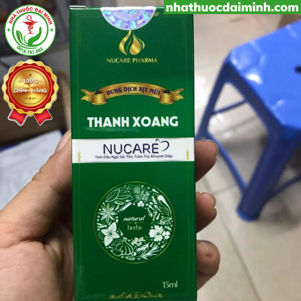 Xịt Mũi Thanh Xoang Nucare Lọ 15ml - - Hình ảnh 4