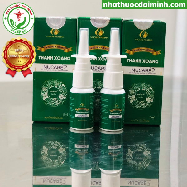 Xịt Mũi Thanh Xoang Nucare Lọ 15ml - - Hình ảnh 3