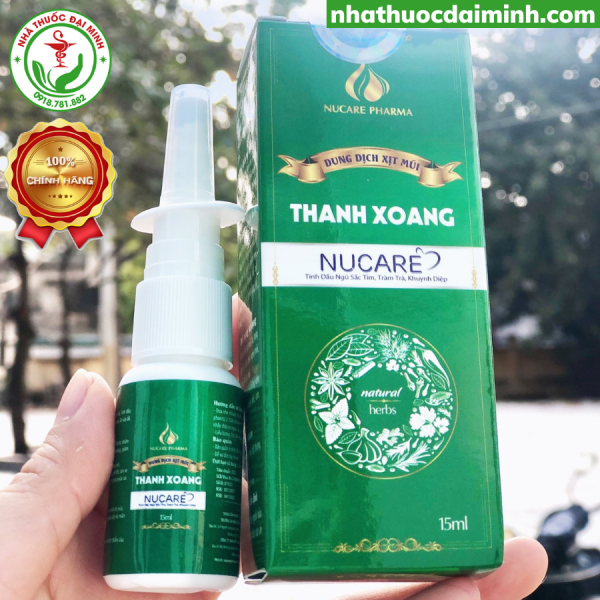 Xịt Mũi Thanh Xoang Nucare Lọ 15ml - - Hình ảnh 2