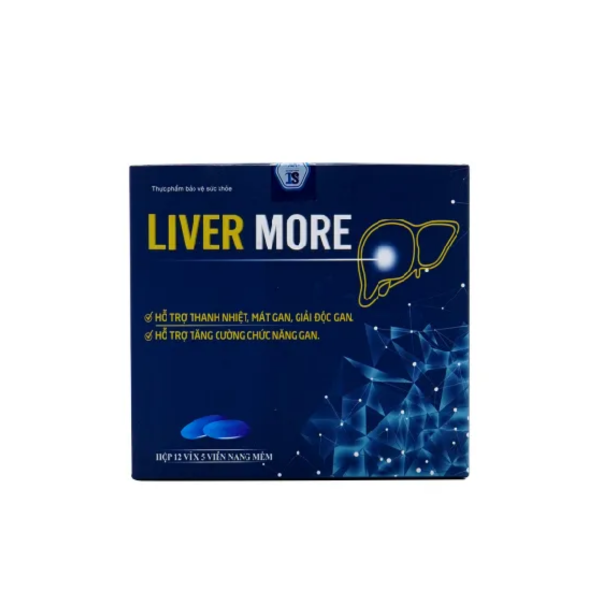 Viên Uống Mát Gan, Bổ Gan Liver More Santex Hộp 60 Viên