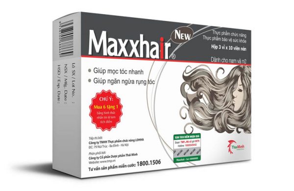 Viên Uống Ngăn Rụng Tóc, Trị Hói Đầu Maxxhair - Hình ảnh 2