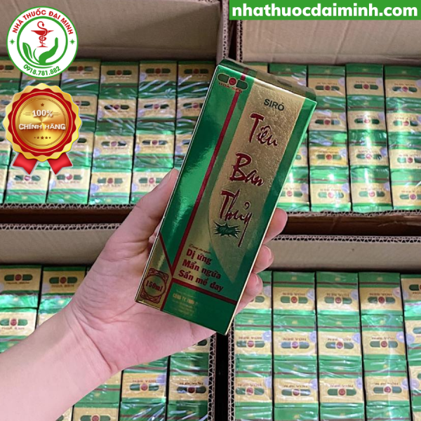 TIÊU BAN THỦY – SIRO GIẢM MẨN NGỨA, DỊ ỨNG, MỀ ĐAY - - Hình ảnh 4