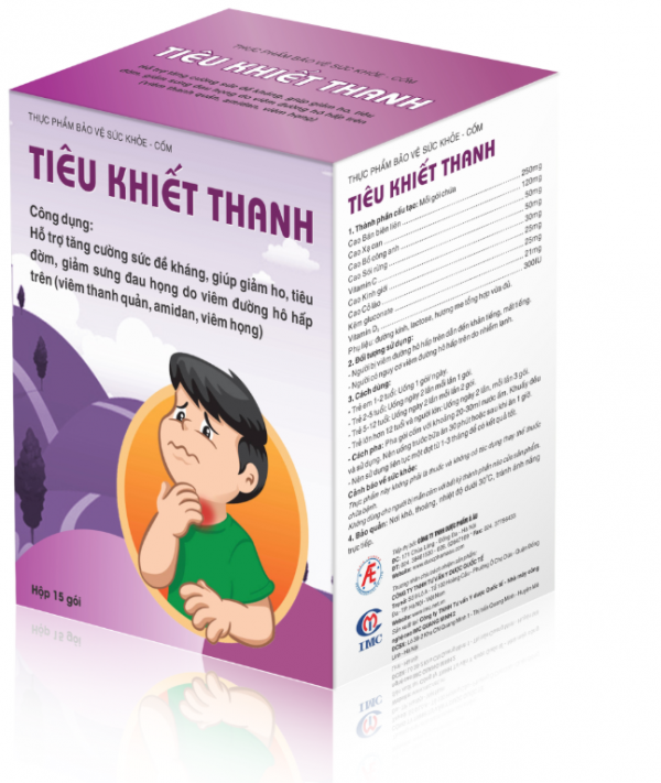 THỰC PHẨM CHỨC NĂNG ĐIỀU TRỊ VIÊM THANH QUẢN, KHẢN TIẾNG TIÊU KHIẾT THANH