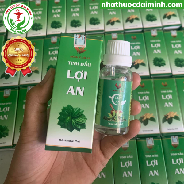 Tinh Dầu Lợi An 20ml - Giảm Ho Đờm, Nghẹt Mũi, Khò Khè - - Hình ảnh 2