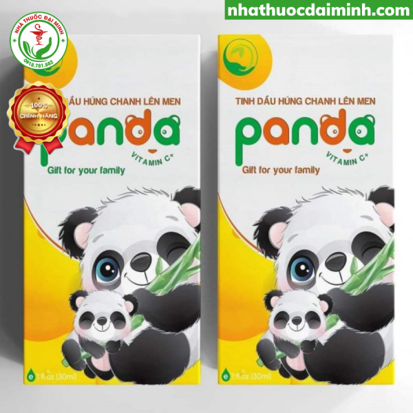 Tinh Dầu Húng Chanh Panda Thanh Mộc Hương 30ml - - Hình ảnh 2