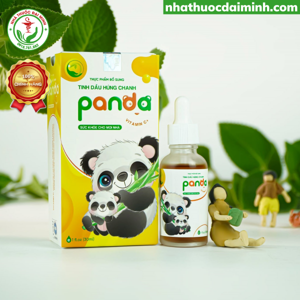 Tinh Dầu Húng Chanh Panda Thanh Mộc Hương 30ml -