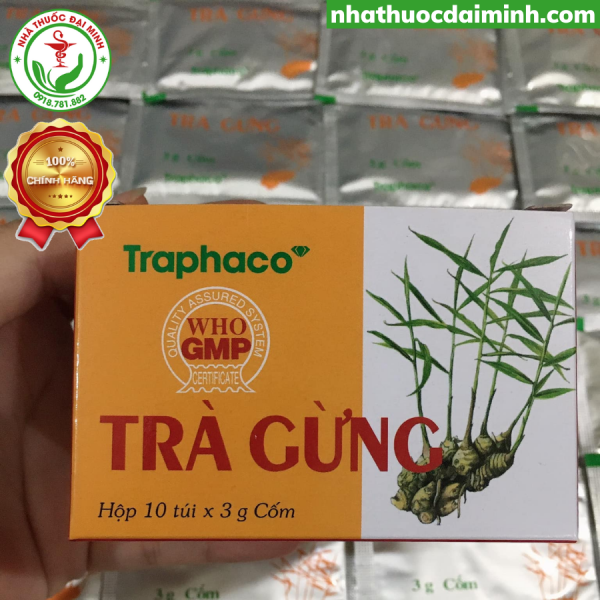 Trà Gừng Traphaco bổ huyết, bổ can thận (3g x 10 gói) - Hình ảnh 2