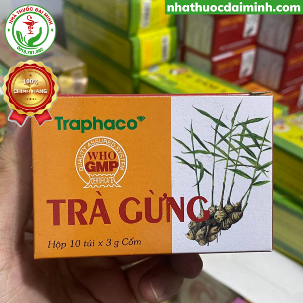 Trà Gừng Traphaco bổ huyết, bổ can thận (3g x 10 gói)