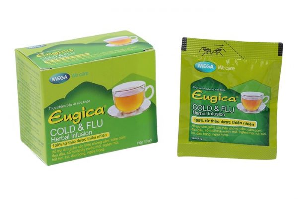 TRÀ THẢO DƯỢC EUGICA COLD & FLU - GIẢM NHANH CÁC TRIỆU CHỨNG CẢM CÚM