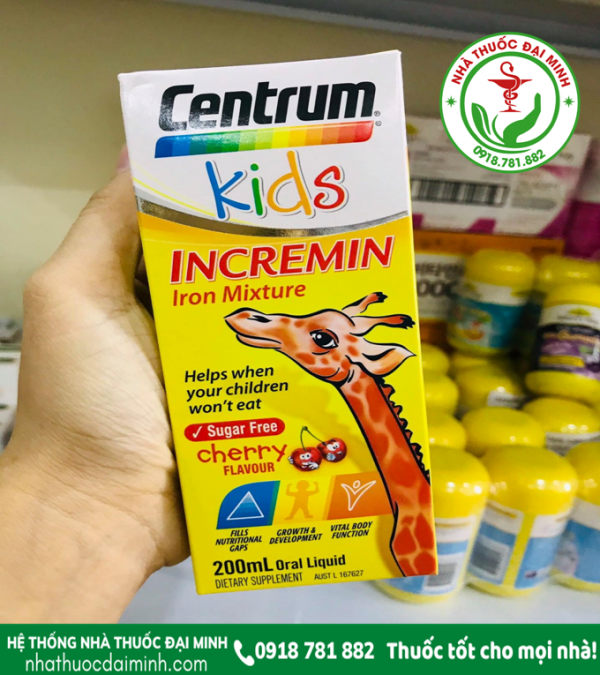 SIRO BIẾNG ĂN CENTRUM KIDS INCREMIN - Hình ảnh 2