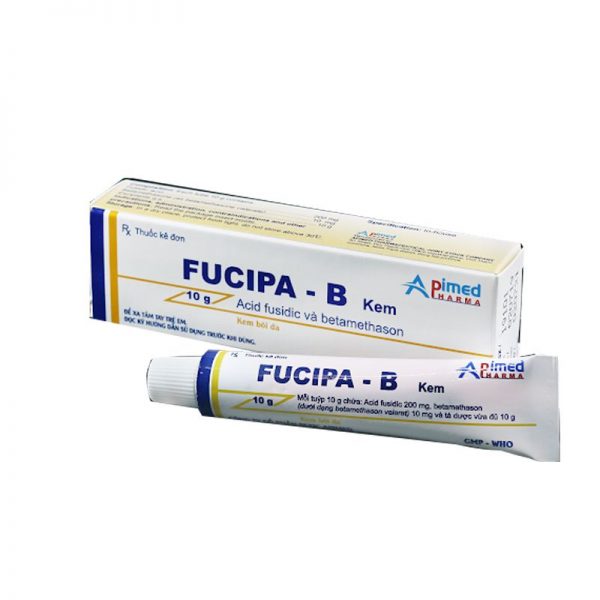 FUCIPA B – TUÝP 10G – ĐIỀU TRỊ VIÊM DA NHIỄM KHUẨN