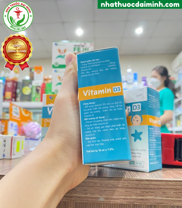 Vitamin D3 Cho Trẻ Sơ Sinh Doctor Care Hộp 10ml - Hình ảnh 4