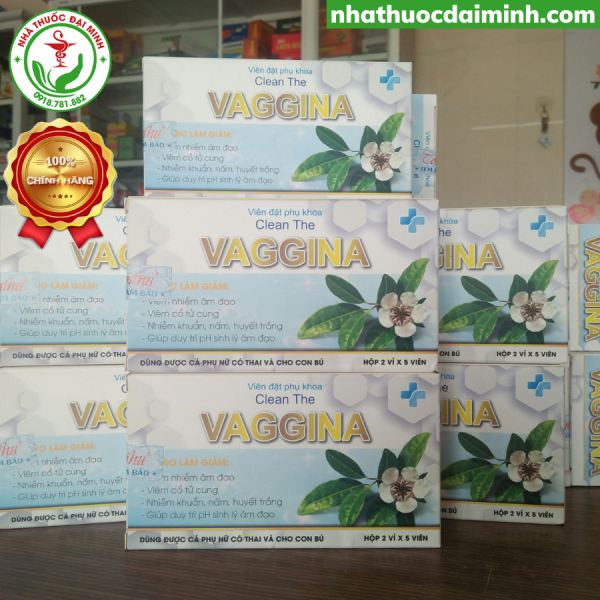 Viên Đặt Phụ Khoa Clean The Vaggina Hộp 10 Viên - Hình ảnh 5