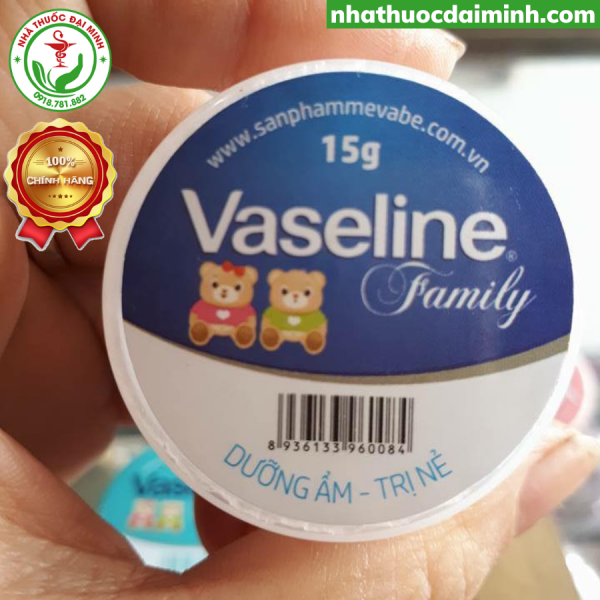 Kem nẻ Vaseline Family - Còn hàng,Hũ 15g - Hình ảnh 4