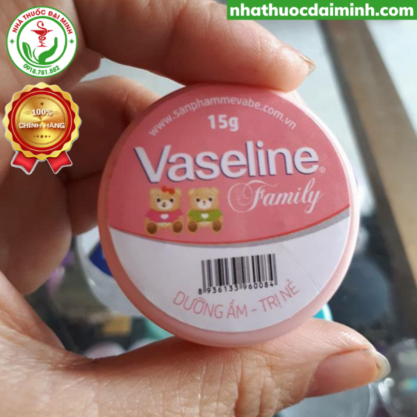 Kem nẻ Vaseline Family - Còn hàng,Hũ 15g - Hình ảnh 3