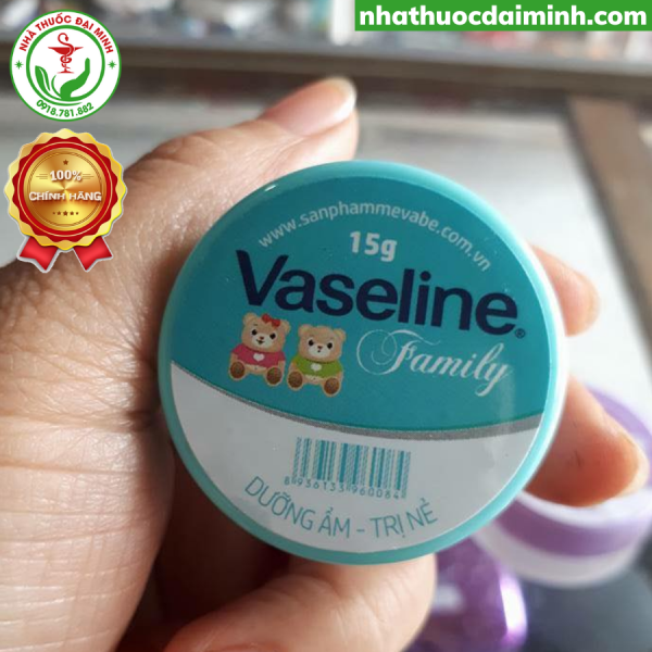 Kem nẻ Vaseline Family - Còn hàng,Hũ 15g - Hình ảnh 2