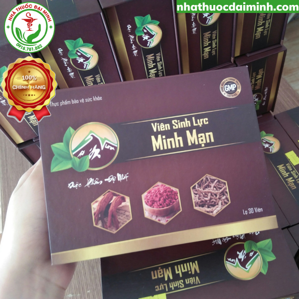 Viên Sinh Lực Minh Mạn Lọ 30 Viên - Hỗ Trợ Bổ Thận & Tráng Dương, Tăng Cường  Sinh Lý - - Hình ảnh 2