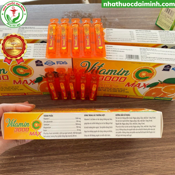 Vitamin C 3000 Max Plus - Bổ Sung Vitamin C, Tăng Sức Đề Kháng - Hình ảnh 2