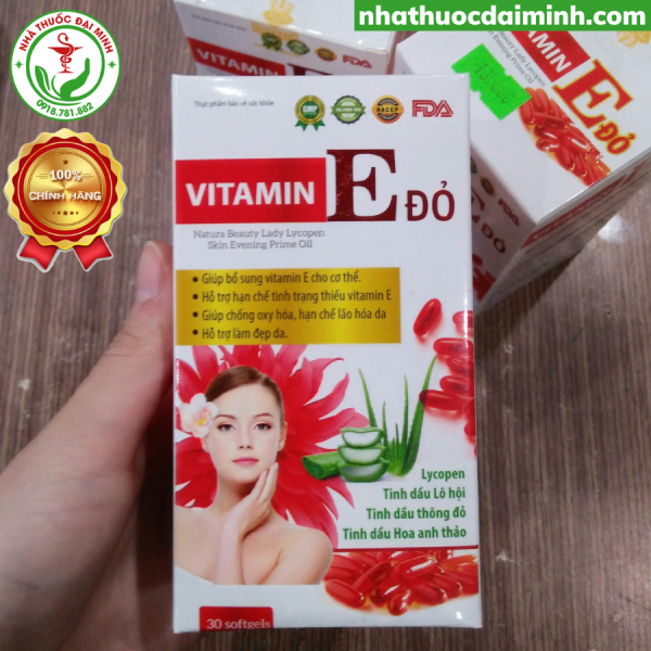 Vitamin E Đỏ Lọ 30 Viên