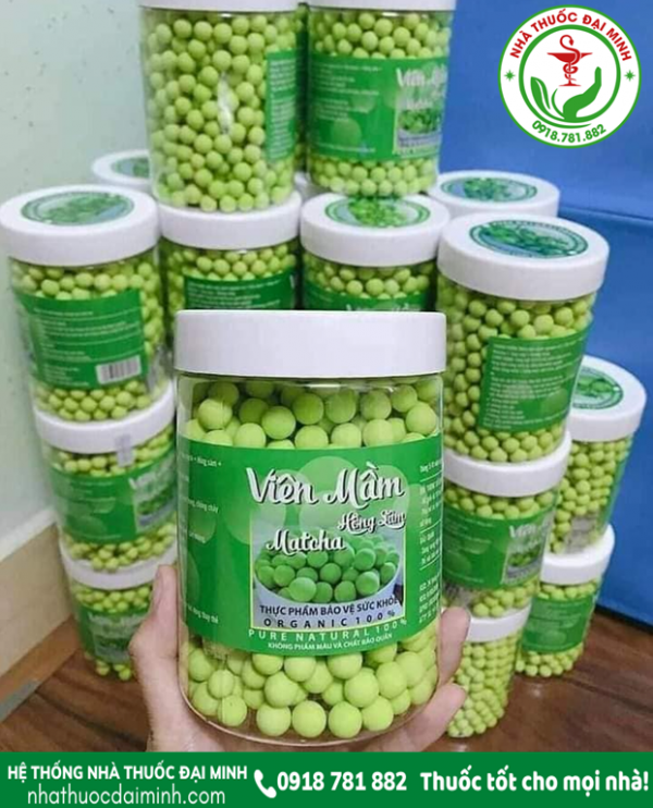 VIÊN MẦM HỒNG SÂM MATCHA - Hình ảnh 3