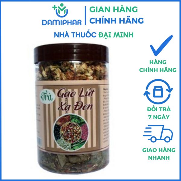 Trà Gạo Lứt Xạ Đen Lọ 350g