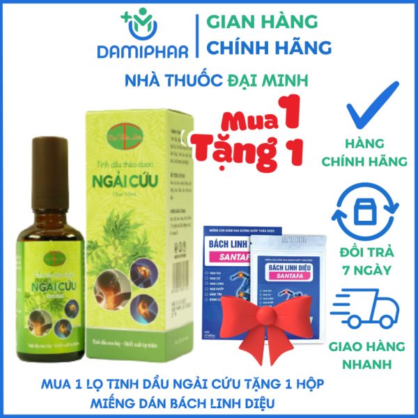 Tinh dầu thảo dược Ngải Cứu Dạ Thảo Liên