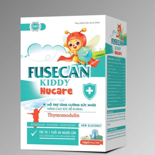 Siro Fusecan Kiddy Nucare Hộp 20 Gói - Siro Tăng Đề Kháng Tăng Miễn Dịch Cho Bé - Hình ảnh 2