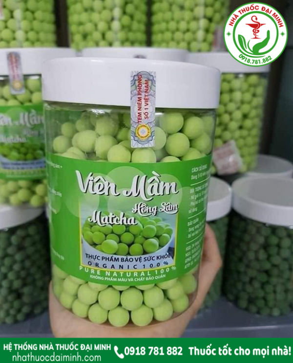 VIÊN MẦM HỒNG SÂM MATCHA