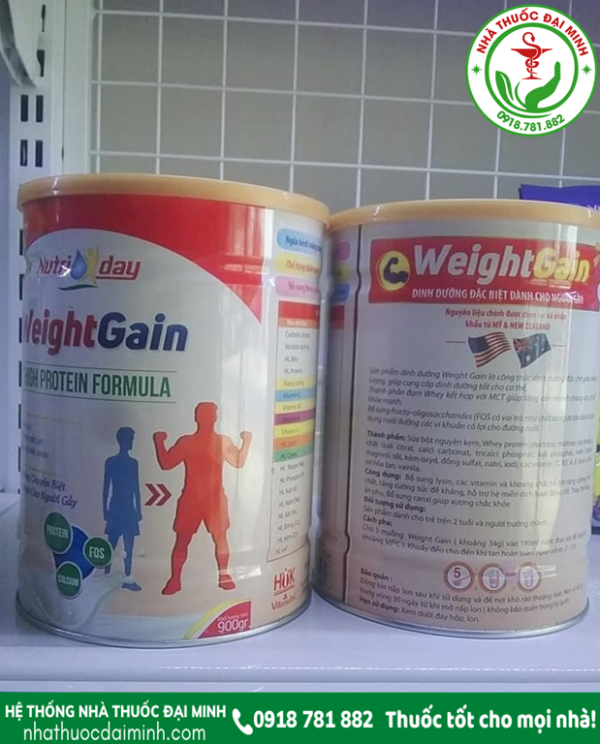 SỮA NUTRIDAY WEIGHT GAIN - DINH DƯỠNG ĐẶC BIỆT DÀNH CHO NGƯỜI GẦY - Hình ảnh 4