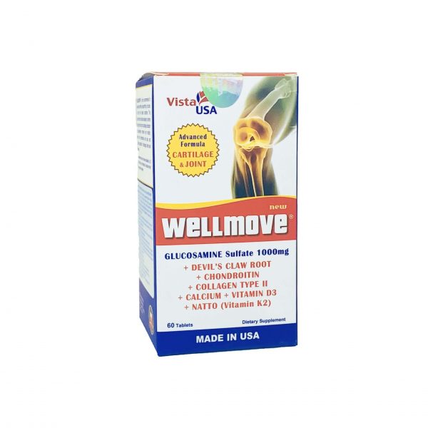 VIÊN UỐNG BỔ KHỚP WELLMOVE VISTA USA - Lọ 60 viên - Hình ảnh 4