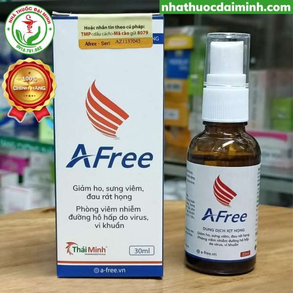 Xịt Họng AFree Thái Minh 30ml