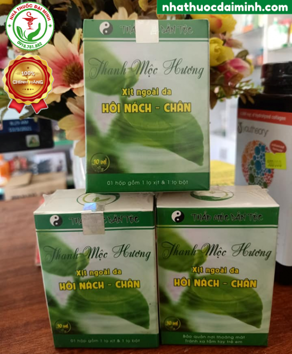 Xịt Hôi Nách Hôi Chân Thanh Mộc Hương - Hình ảnh 3
