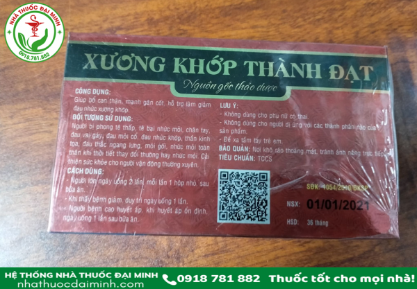 XƯƠNG KHỚP THÀNH ĐẠT CHÍNH HÃNG - Hình ảnh 7