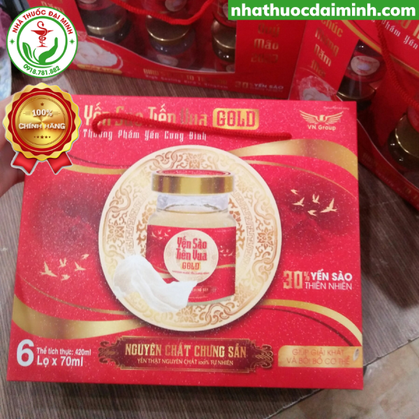 Yến Sào Tiến Vua Gold Xách 6 Lọ - Hình ảnh 3