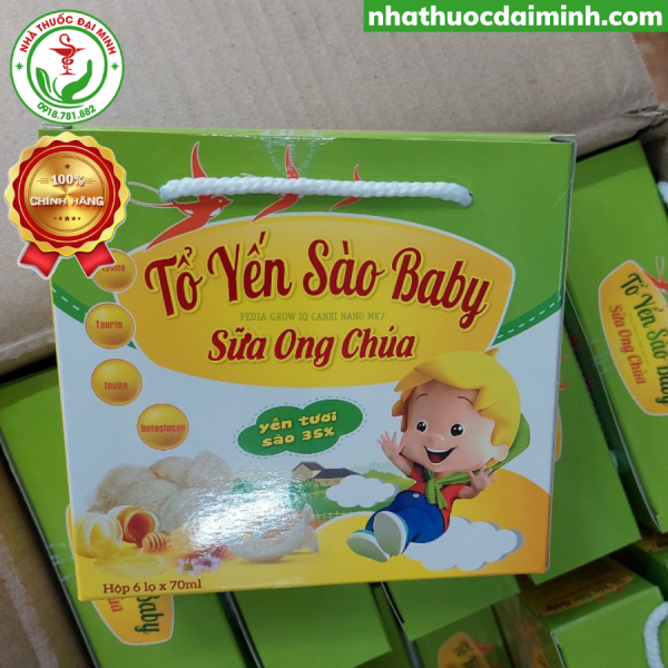 Tổ Yến Sào Baby Sữa Ong Chúa Hộp 6 Lọ - Hình ảnh 4