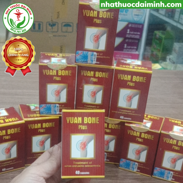 Viên Xương Khớp Mã Lai Yuan Bone Plus Lọ 40 Viên