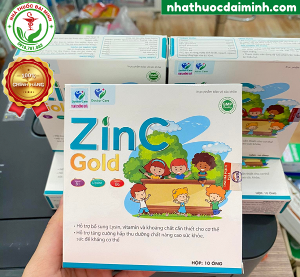 ZINC GOLD - BỔ SUNG VITAMIN KHOÁNG CHẤT CHO CƠ THỂ