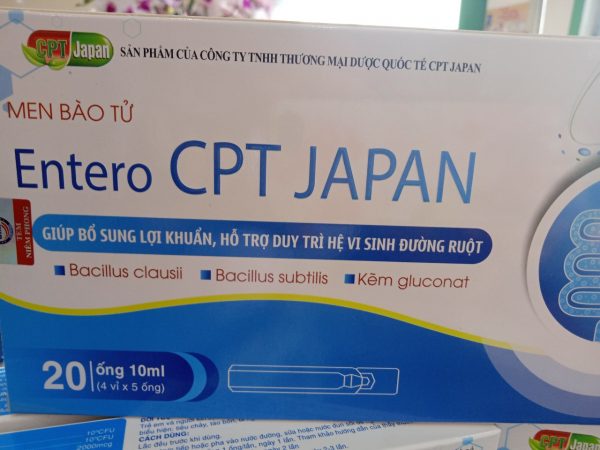 MEN BÀO TỬ ENTERO CPT JAPAN - BỔ SUNG LỢI KHUẨN ĐƯỜNG RUỘT