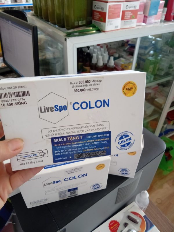 LIVESPO COLON - BÀO TỬ LỢI KHUẨN, MEN VI SINH