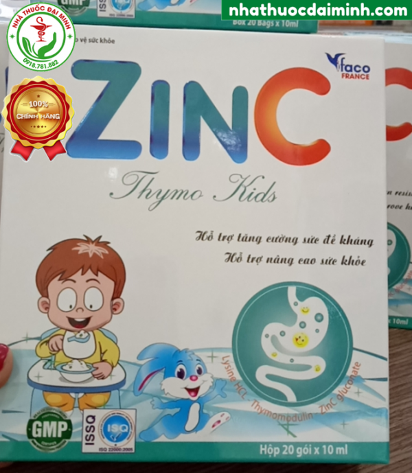 ZINC THYMO KIDS - GIÚP BÉ ĂN NGON, TĂNG SỨC ĐỀ KHÁNG - Hình ảnh 2