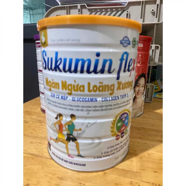 Sữa Sukumin Flex Ngăn Ngừa Loãng Xương Lon 900g - Dinh Dưỡng Cho Sức Khỏe Xương Khớp - Hình ảnh 2