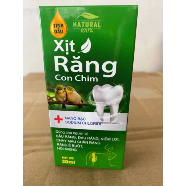 Tinh Dầu Xịt Răng Con Chim Lọ 30ml - Giảm Sâu Răng, Đau Răng, Viêm Lợi, Hôi Miệng, Chảy Máu Chân Răng, Răng Ê Buốt - Hình ảnh 3